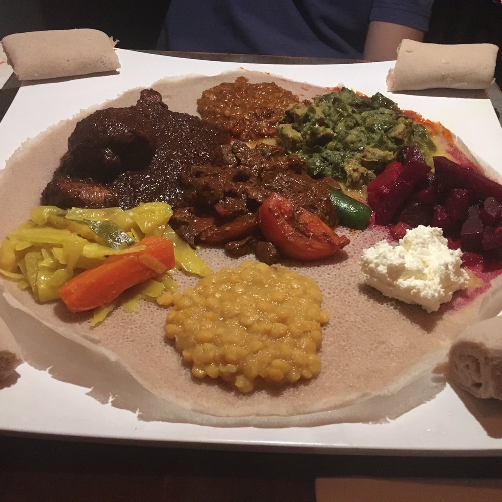 Awash Brooklyn - Meat sampler combo. - Ethiopian Near Me - Brooklyn, New York Awash Brooklyn - Meat sampler combo. - Ethiopian Near Me - Brooklyn, New York