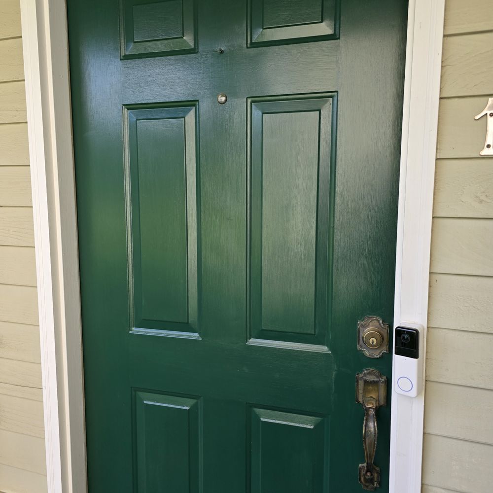 DeBel Painting LLC - The before of the door is on the right...after on the left. - Painters Near Me - Ramsey, New Jersey