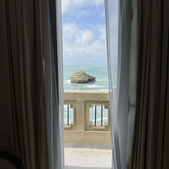 Hôtel du Palais - View from our hotel room. - Hotels Near Me - Biarritz, 64 Hôtel du Palais - View from our hotel room. - Hotels Near Me - Biarritz, 64
