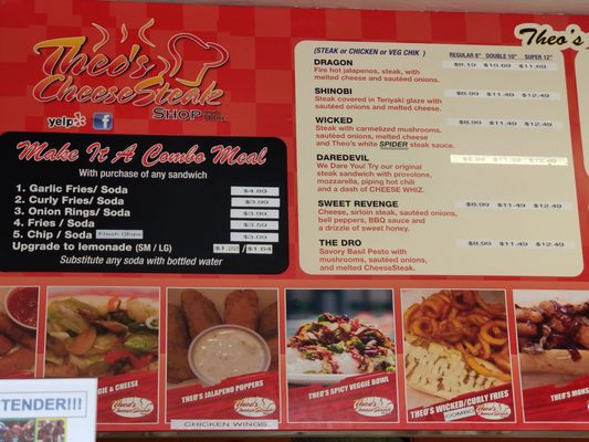 Menu photo 4 Theo's CheeseSteak Shop San Leandro, CA