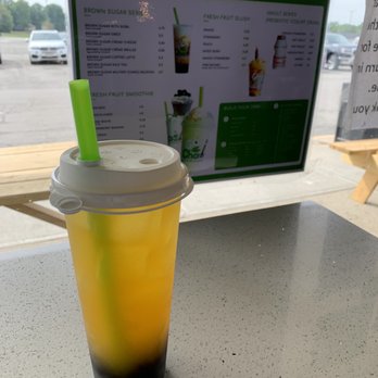 Gocha Tea & Beverages 2 - Peace Mango Bubble Tea - Bubble Tea Near Me - Kansas City, Missouri Gocha Tea & Beverages 2 - Peace Mango Bubble Tea - Bubble Tea Near Me - Kansas City, Missouri