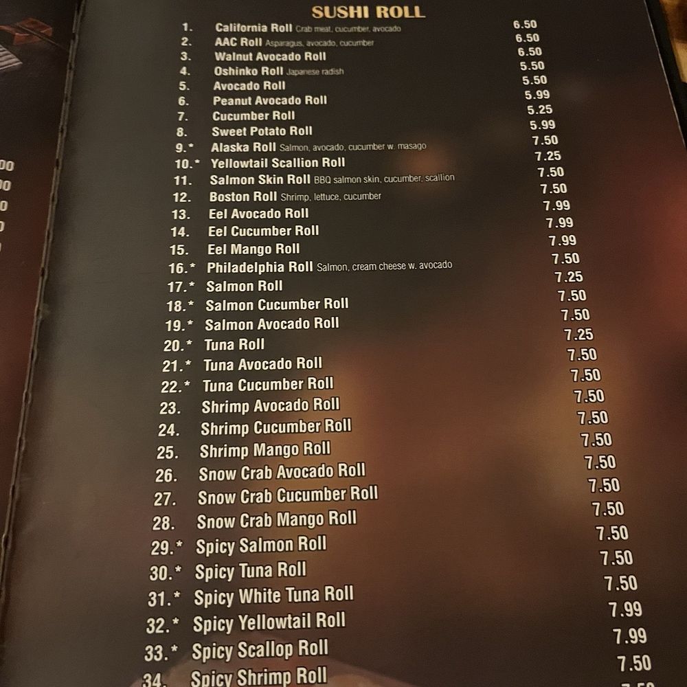 Menu Menu