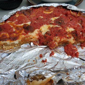 Labriola - The little brown spots are the sausage - Italian Near Me - Chicago, Illinois Labriola - The little brown spots are the sausage - Italian Near Me - Chicago, Illinois