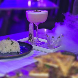 Mixed Kabob Platter medium rare, and the Lychee & Rose Martini Mixed Kabob Platter medium rare, and the Lychee & Rose Martini