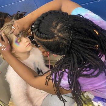 The Painted Bunny - Kween Kashae working her magic! - Bounce House Rentals Near Me The Painted Bunny - Kween Kashae working her magic! - Bounce House Rentals Near Me