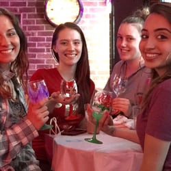 A Taste of Artistry's Paint Studio - Glass painting class at Tin Pan Alley, Huntington Valley.