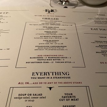 EPIC Steak - Steakhouses Near Me - San Francisco, California EPIC Steak - Steakhouses Near Me - San Francisco, California
