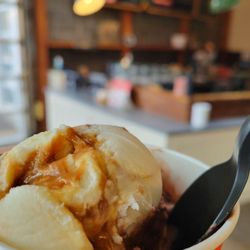Salt & Straw - Sea salt with caramel ribbons and chocolate gooey brownie on bottom, oh yeahhhhh.