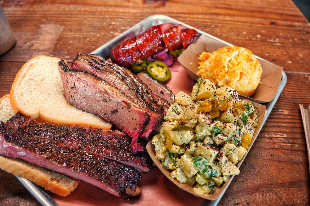 Food from Outsider BBQ