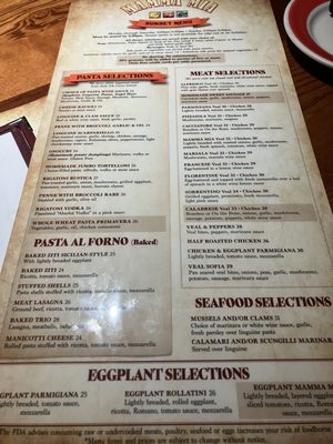 Menu photo 1 Mamma Mia Boynton Boynton Beach, FL Menu photo 1 Mamma Mia Boynton Boynton Beach, FL