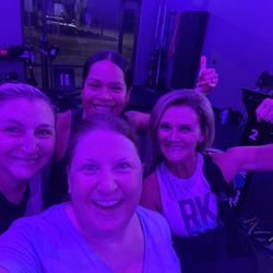 RockBox Fitness Meridian South - Me with 3 of our amazing trainers!
