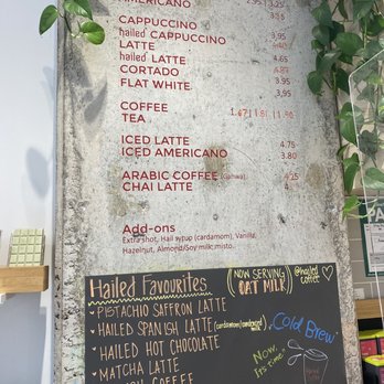 Hailed Coffee - Menu - Coffee & Tea Near Me - Toronto, Ontario Hailed Coffee - Menu - Coffee & Tea Near Me - Toronto, Ontario