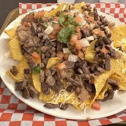 Golden Spike Burgers - Asada Nachos