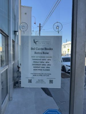 Bel Canto Books Retro Row by null