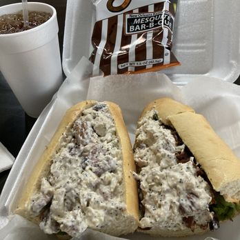 Tony's Italian Deli - DiCaprio chicken salad sandwich with chips and drink. With tax $16.50. - Delis Near Me - Spring, Texas Tony's Italian Deli - DiCaprio chicken salad sandwich with chips and drink. With tax $16.50. - Delis Near Me - Spring, Texas