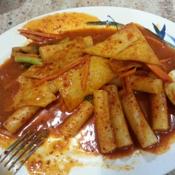 Korean Chili - Deok Book Gi (rice cake in spicy sauce) DELICIOUS! - Korean Near Me - Tulare, California Korean Chili - Deok Book Gi (rice cake in spicy sauce) DELICIOUS! - Korean Near Me - Tulare, California