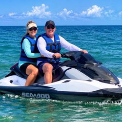 Marco Island Ski & Water Sports - Marco Island Water Sports Jet Ski rental by Public beach access was great fun! . Celebrating a 70 birthday! Never too old to have fun.