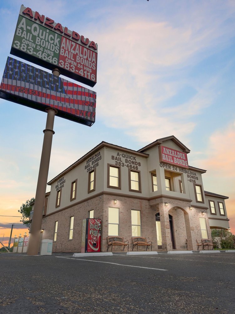 ANZALDUA BAIL BONDS Updated June 2024 14 Photos 12409 Bail Bond Dr, Edinburg, Texas Bail