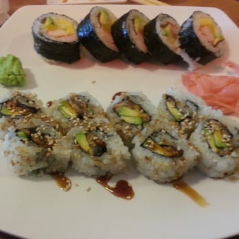 Samurai Sushi - Top: Futomaki. Bottom: Eel avocado. - Japanese Near Me - Oklahoma City, Oklahoma