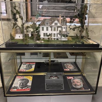 Ernest Hemingway Birth Home - Display in the basement (by restrooms) - Landmarks & Historical Buildings Near Me - Oak Park, Illinois