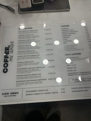 Menu photo 3 Coffee, Mi Amor Chatsworth, CA