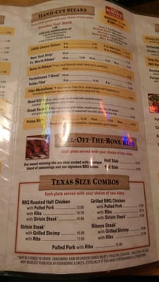 Menu photo 2 Texas Roadhouse Mount Pleasant, WI Menu photo 2 Texas Roadhouse Mount Pleasant, WI