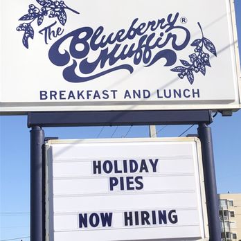 Blueberry Muffin - Sign - Breakfast & Brunch Near Me - Indialantic, Florida