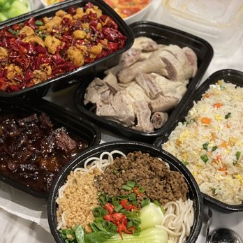 Tian Fu - Chongqing Chicken with Chili Pepper (Boneless) Dan Dan Noodles Shrimp Fried Rice Nanjing Salted Duck (Serve chilled/half) - Chinese Near Me - Bellevue, Washington Tian Fu - Chongqing Chicken with Chili Pepper (Boneless) Dan Dan Noodles Shrimp Fried Rice Nanjing Salted Duck (Serve chilled/half) - Chinese Near Me - Bellevue, Washington
