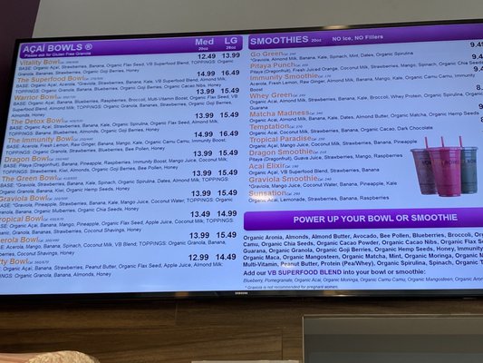 Menu photo 6 Vitality Bowls San Jose, CA Menu photo 6 Vitality Bowls San Jose, CA