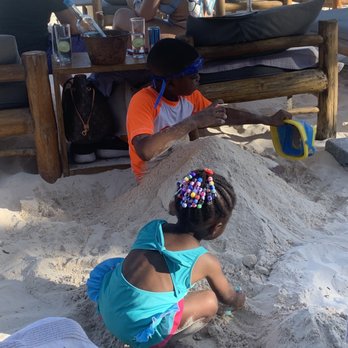 Taboo Tulum - The children enjoying the clean sand - Mediterranean Near Me - Tulum, ROO Taboo Tulum - The children enjoying the clean sand - Mediterranean Near Me - Tulum, ROO