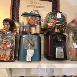 Vintage candy/gumball machines