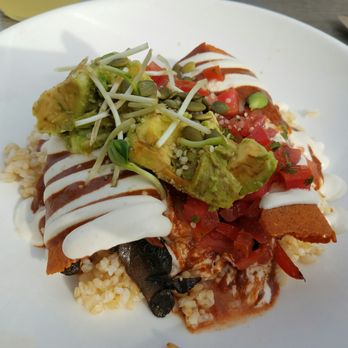 Trilogy Sanctuary - Portobello enchiladas. Absolutely delicious! - Juice Bars & Smoothies Near Me - La Jolla, California Trilogy Sanctuary - Portobello enchiladas. Absolutely delicious! - Juice Bars & Smoothies Near Me - La Jolla, California