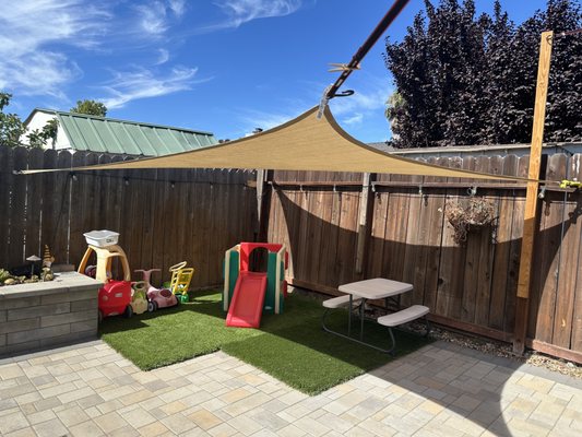 Facilities - A Safe & Nurturing Home Environment - Our home-based daycare in Pittsburg is designed with your child's safety, comfort, and curiosity in mind. From age-appropriate learning stations to a cozy reading nook and a secure outdoor play area, every corner of our space encourages exploration and growth. Because we keep our group small, children enjoy a calm, low-stress environment where they can learn, play, and rest comfortably — just like a second home.