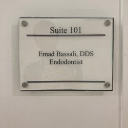 Emad Bassali, DDS - Office sign.