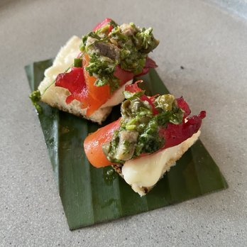 Tommy Bahama Restaurant & Bar - salmon bite - Seafood Near Me - The Woodlands, Texas Tommy Bahama Restaurant & Bar - salmon bite - Seafood Near Me - The Woodlands, Texas