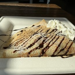 Strawberry crunch crepe