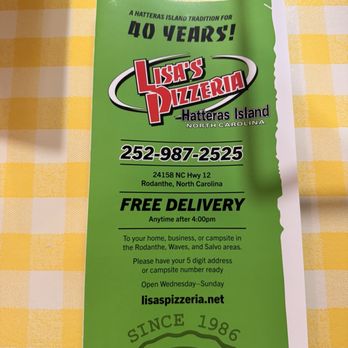 Lisa's Pizzeria - Pizza Near Me - Rodanthe, North Carolina Lisa's Pizzeria - Pizza Near Me - Rodanthe, North Carolina