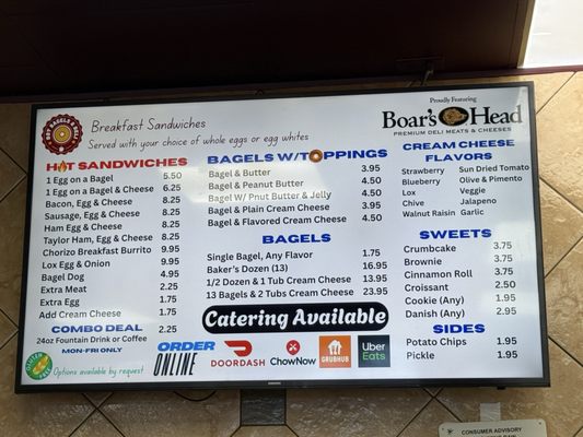 Menu photo 1 Hot Bagels & Deli Glendale, AZ Menu photo 1 Hot Bagels & Deli Glendale, AZ