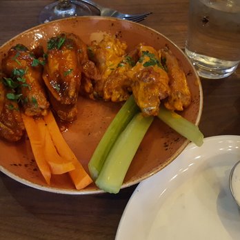 Eureka! - wings, both sauces. - American Near Me - Redlands, California Eureka! - wings, both sauces. - American Near Me - Redlands, California