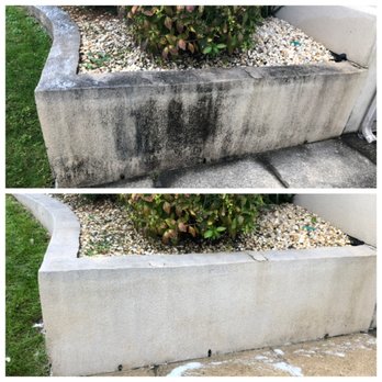 Power Clean - Retaining walls at a client's home were cleaned and looking like new - Pressure Washers Near Me Power Clean - Retaining walls at a client's home were cleaned and looking like new - Pressure Washers Near Me