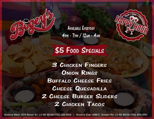 Menu photo 7 Bogeys East Las Vegas, NV Menu photo 7 Bogeys East Las Vegas, NV