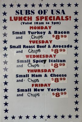 Menu photo 1 Subs of USA Yucaipa, CA Menu photo 1 Subs of USA Yucaipa, CA