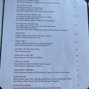 53 By The Sea - menu - Seafood Near Me - Honolulu, Hawaii 53 By The Sea - menu - Seafood Near Me - Honolulu, Hawaii