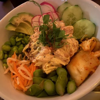 Sweet Talk - Salmon Poke Bowl - Cocktail Bars Near Me - Brooklyn, New York Sweet Talk - Salmon Poke Bowl - Cocktail Bars Near Me - Brooklyn, New York