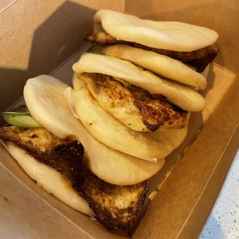 Zao Ze - Baozi- Soy Sauce Egg Vegetarian steamed open face bun with fried egg, soy sauce, scallion - Asian Fusion Near Me - Brunswick, Maine Zao Ze - Baozi- Soy Sauce Egg Vegetarian steamed open face bun with fried egg, soy sauce, scallion - Asian Fusion Near Me - Brunswick, Maine