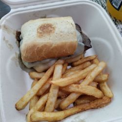 Foots Creek Country Store & Deli - I ordered a French dip sandwich. Clearly, this is half a sandwich.