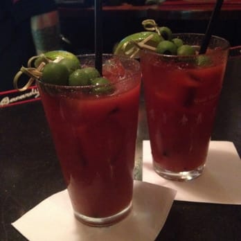 Blackfish - Awesome Bloody Mary's we got!! The perfect amount of spice and flavor and the bartender gave us 6 olives each! - New American Near Me - Truro, Massachusetts