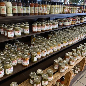 MacQueen's Orchard - jars of pickles on shelves - Bakeries Near Me - Holland, Ohio