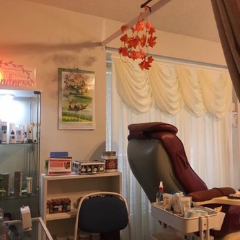 Zen Massage Therapy - Massage chair and nails set up - Nail Salons Near Me