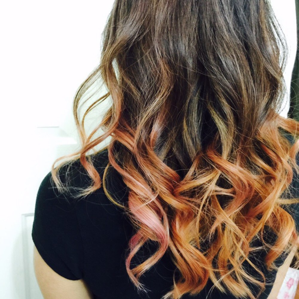 Stan Parente Salons - Rose gold/pink balayage with Natasha - Hair Salons Near Me - Bellevue, Washington Stan Parente Salons - Rose gold/pink balayage with Natasha - Hair Salons Near Me - Bellevue, Washington